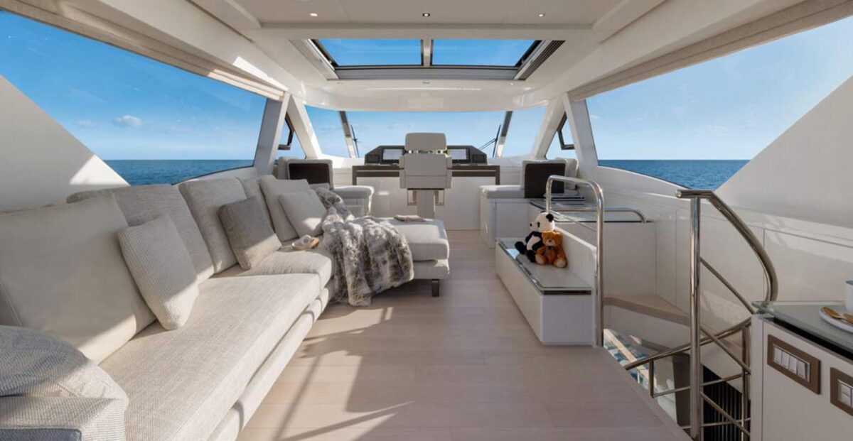 monte carlo yachts mcy 70 skylounge internal enclosed flybridge