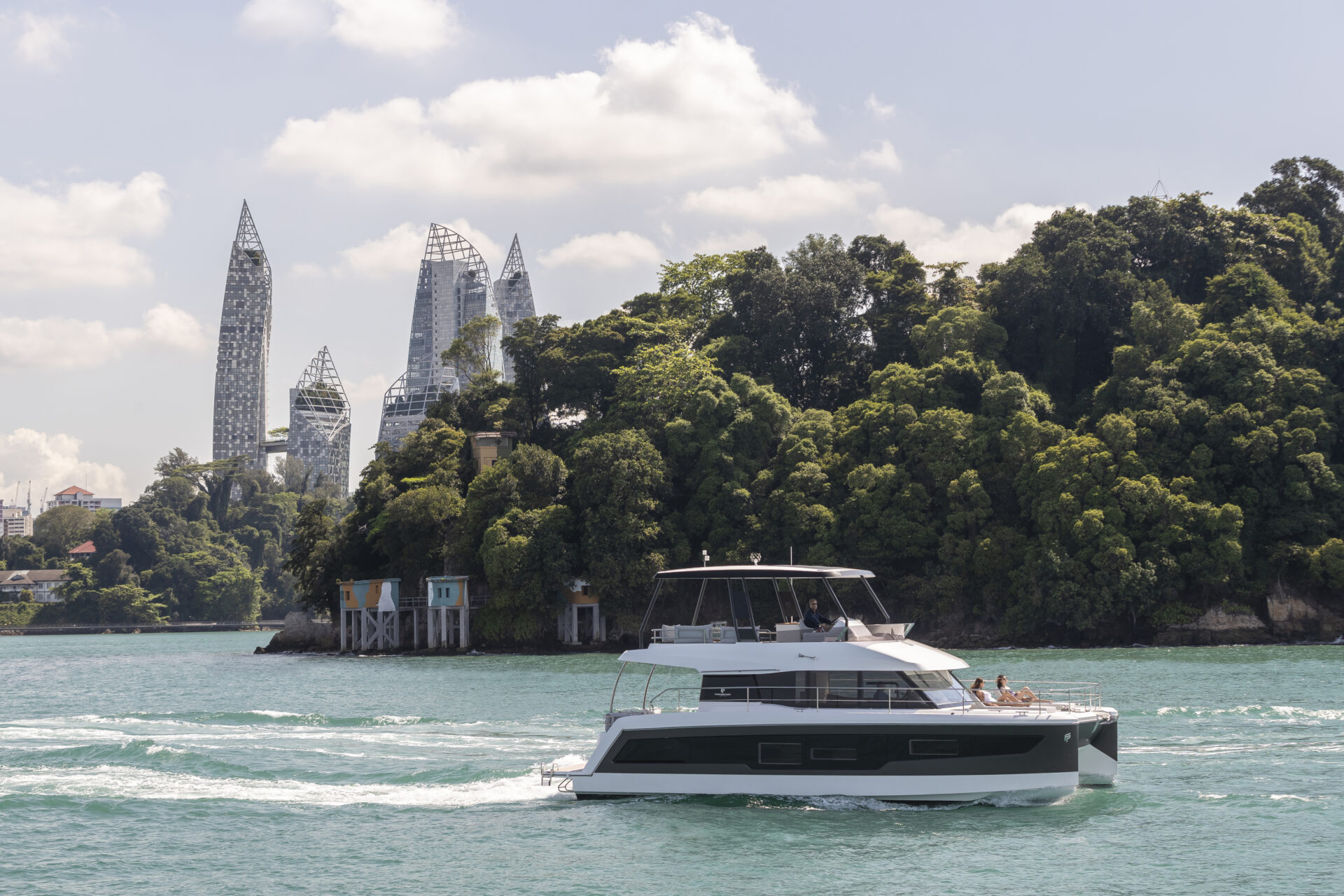, “The Best Multihull Motor Yachts” Fountaine Pajot MY5 en route to Hong Kong for Immediate Delivery