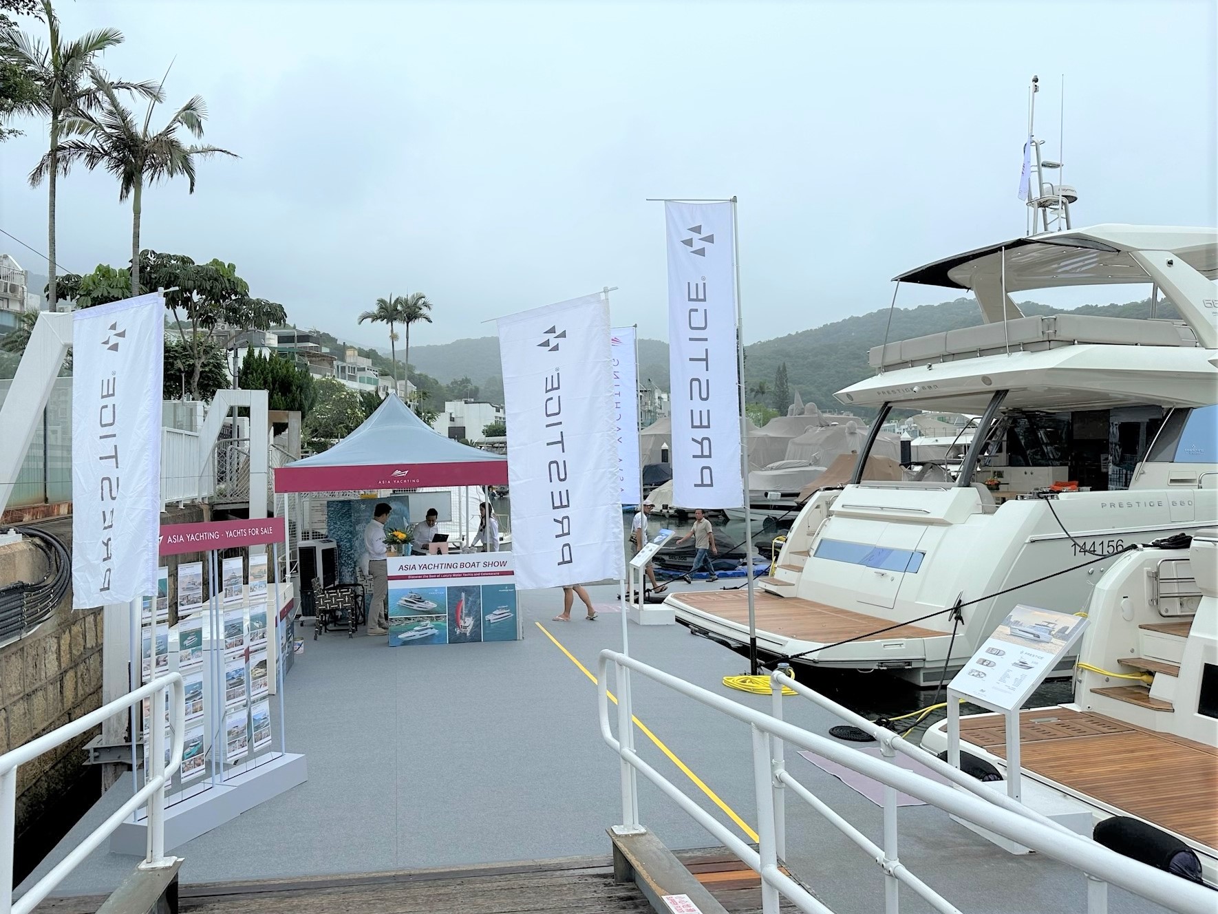 , Prestige 590 sold at Asia Yachting Boatshow